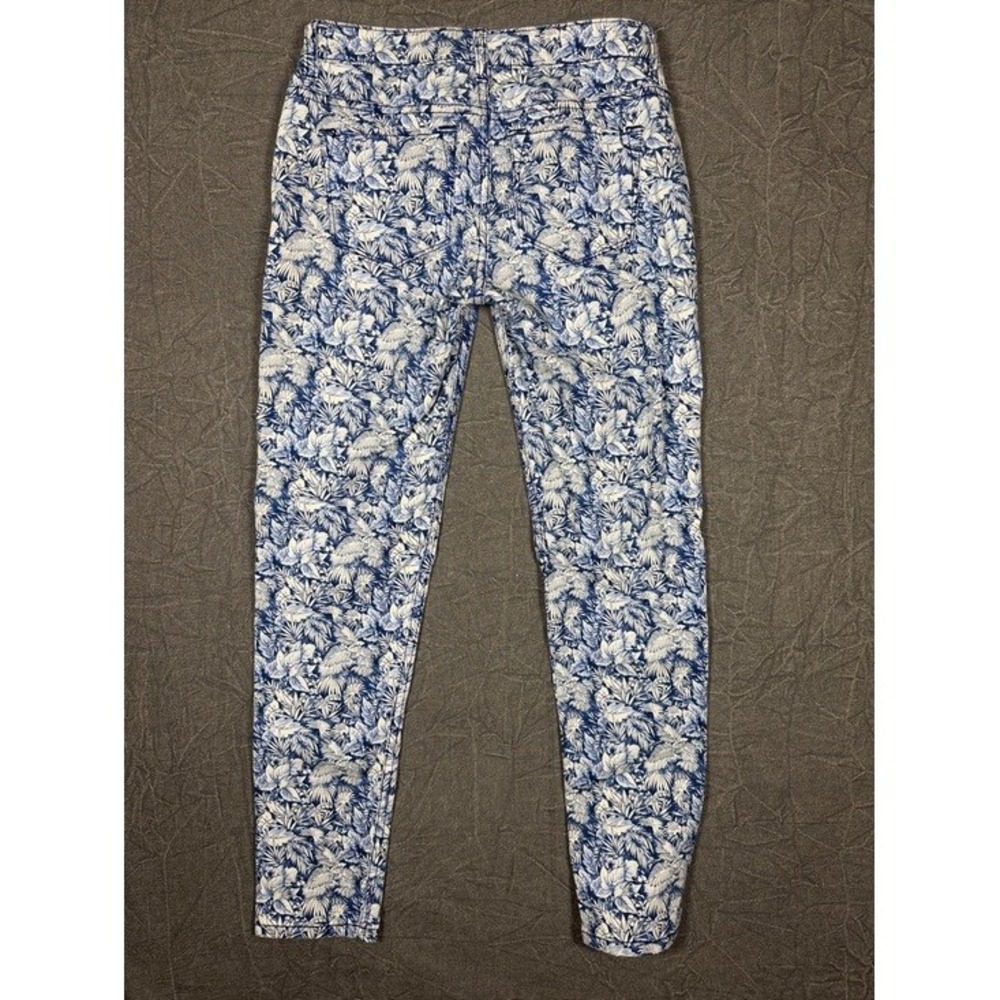 Tommy Bahama Denim Womens 0 Deep Space Tropical Floral Ankle Pants TW112702 Blue - Picture 4 of 11